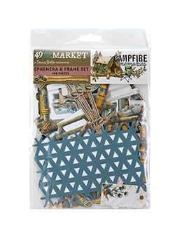 Campfire Memories Ephemera &amp; Frame Set
