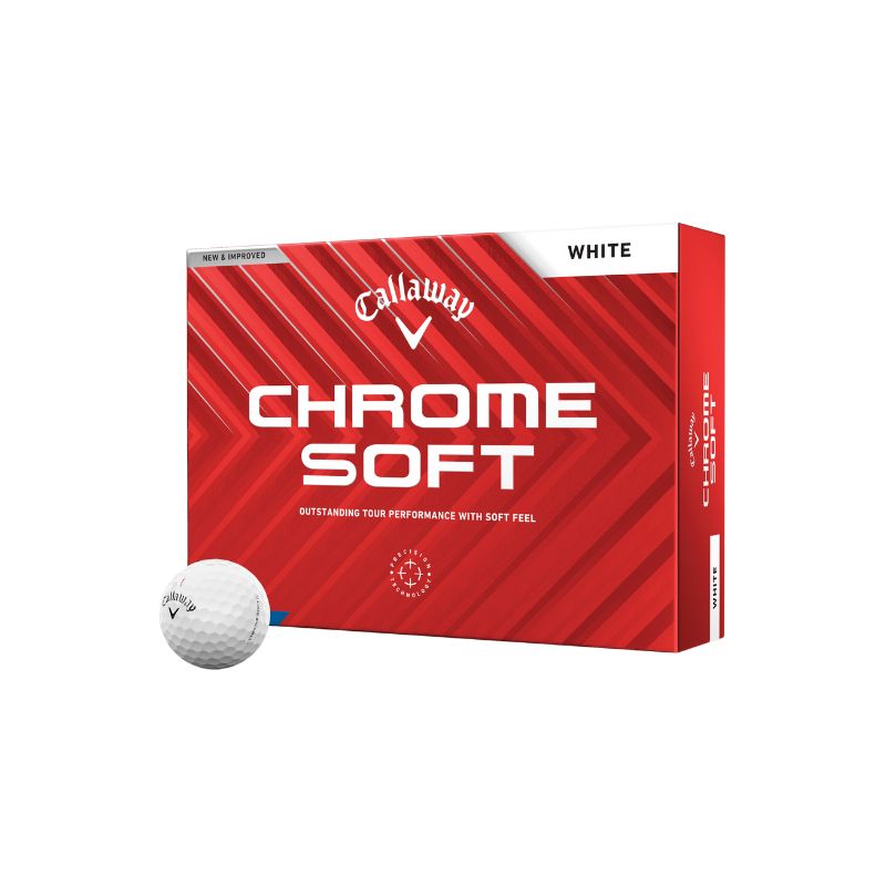 Callaway Chrome Soft Balls - White
