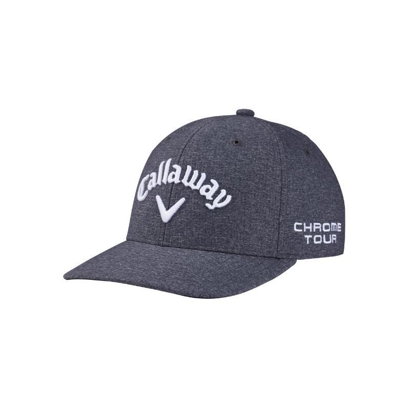 Callaway Men’s Tour Authentic Performance Pro LW Hat – Black Heather/White