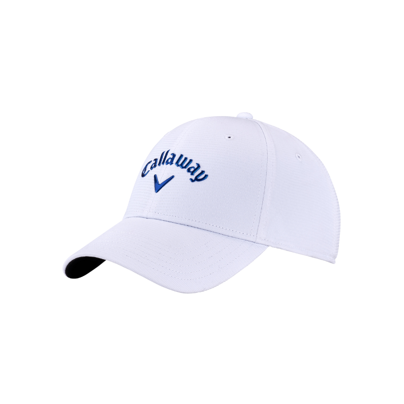 Callaway Men’s Liquid Metal Adjustable Cap – White/ Deep Cobalt