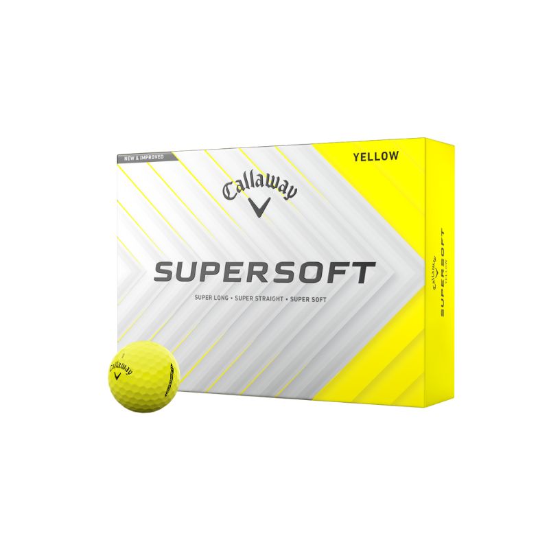 Supersoft Matte Colour golf balls – faster speed, soft feel, and spin, available at The Golf Company Kenya.