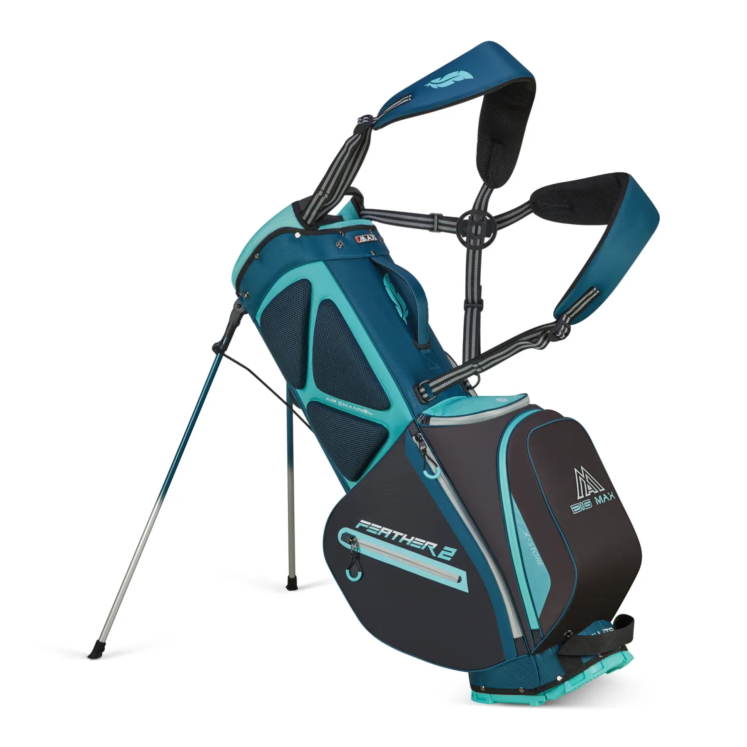 Big Max Stand Bag Dri Lite Feather 2 - Blue/Petrol/Aqua