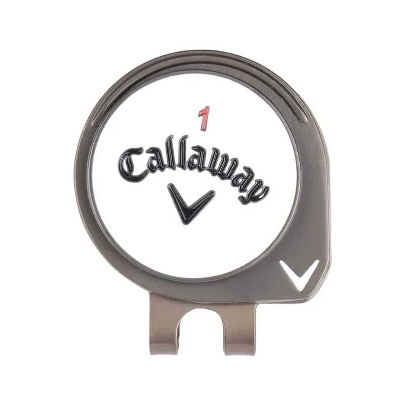 Callaway Hat Clip Ball marker Gunmetal