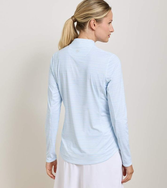 Peter Millar Lady LS  Shadebreack Bunker - Blue Brisk