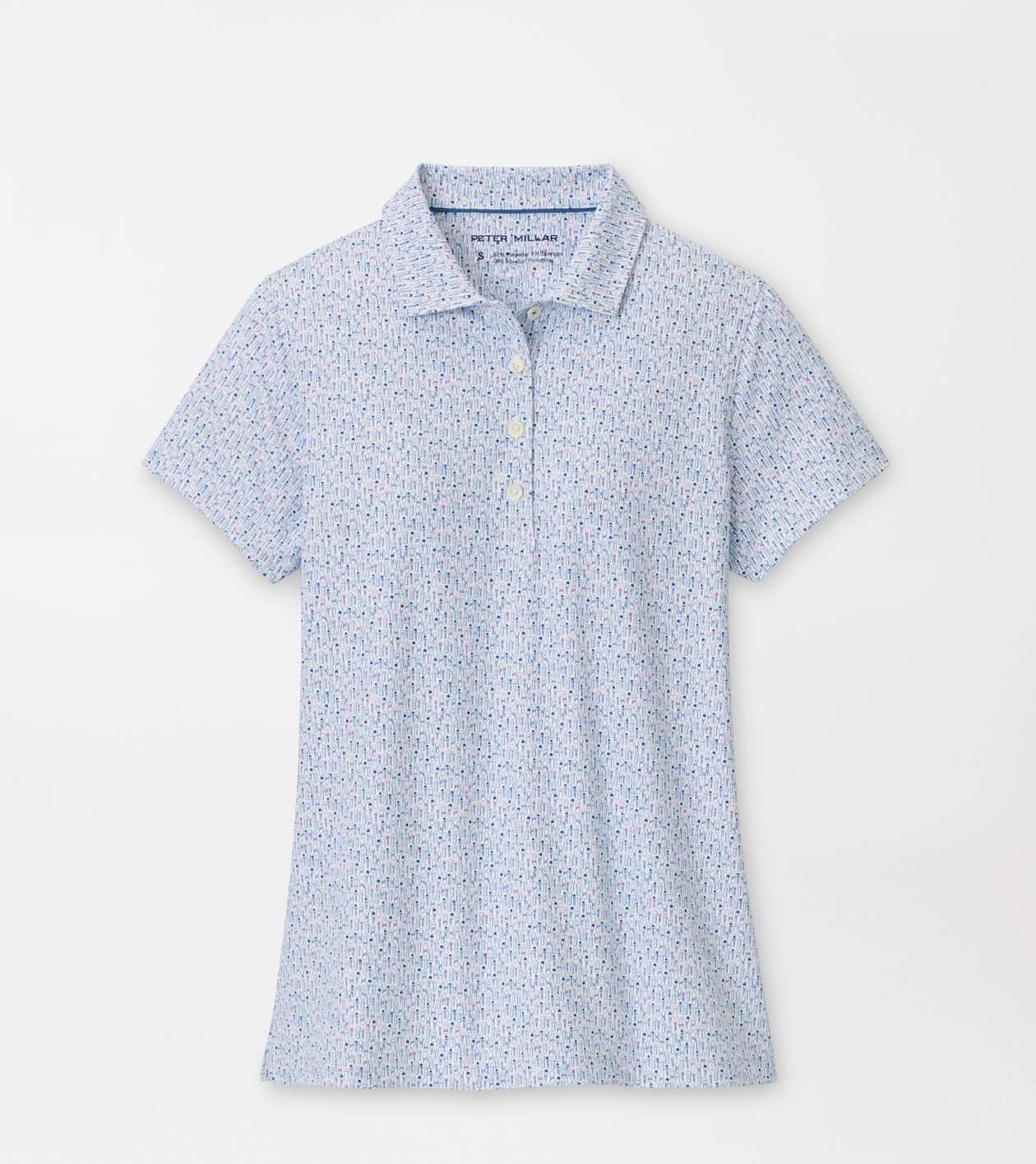 Peter Millar Lady Polo Fairway Frills SS - Multi