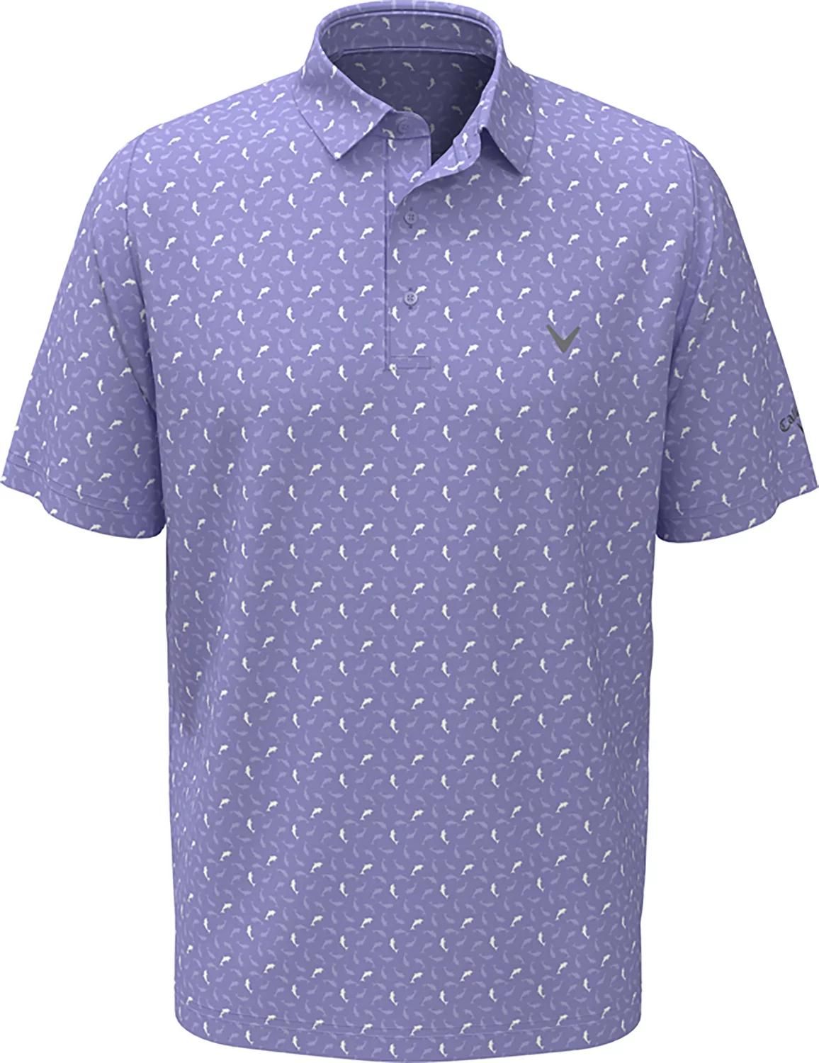 Callaway Polo Fashion Men  Dolphin Text - Lavender