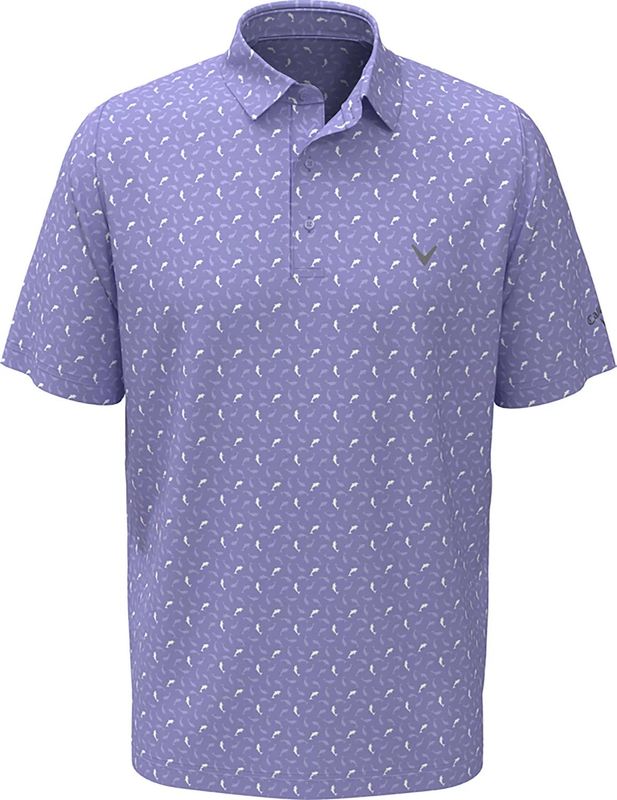 Callaway Polo Fashion Men  Dolphin Text - Lavender