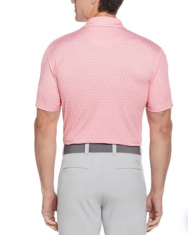 Callaway Polo Fashion Men Dolphin Text - Pink
