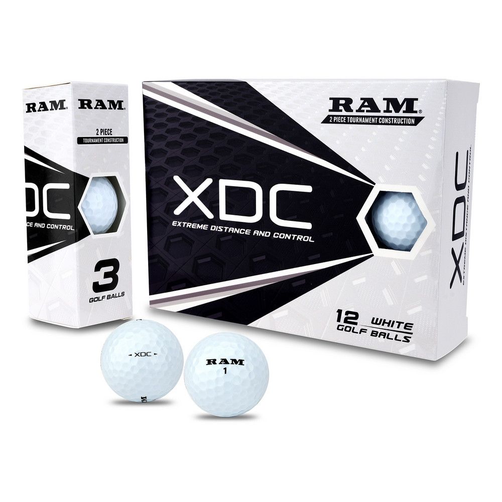 RAM Balls XDC - 3 balls sleeve, Color: White