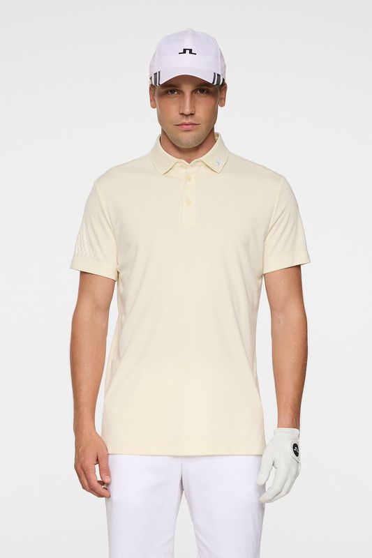 J.Lindeberg Polo Men Heath - Lemon Icing