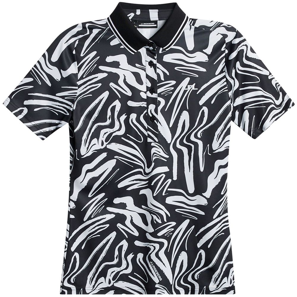 J.Lindeberg Polo Lady Georgia Print - Navy