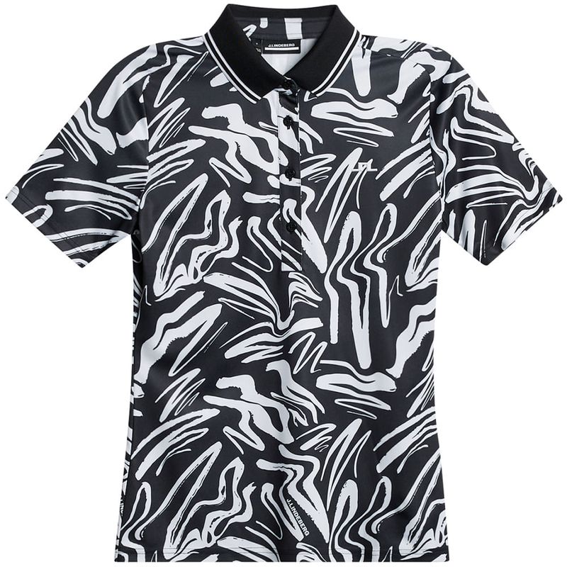 J.Lindeberg Polo Lady Georgia Print - Navy