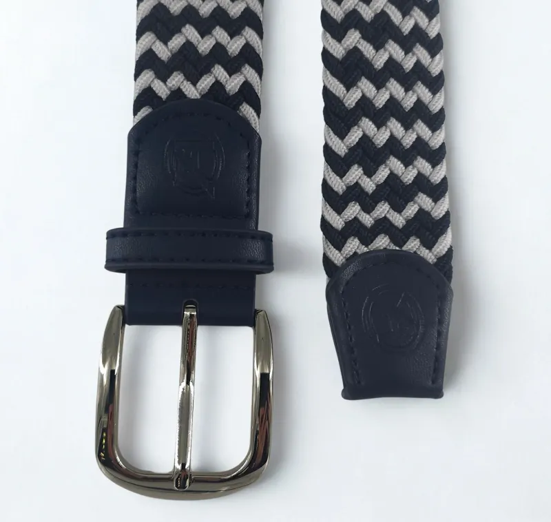 Ahead belt Woven Stretch Stripe - Navy/Wht -