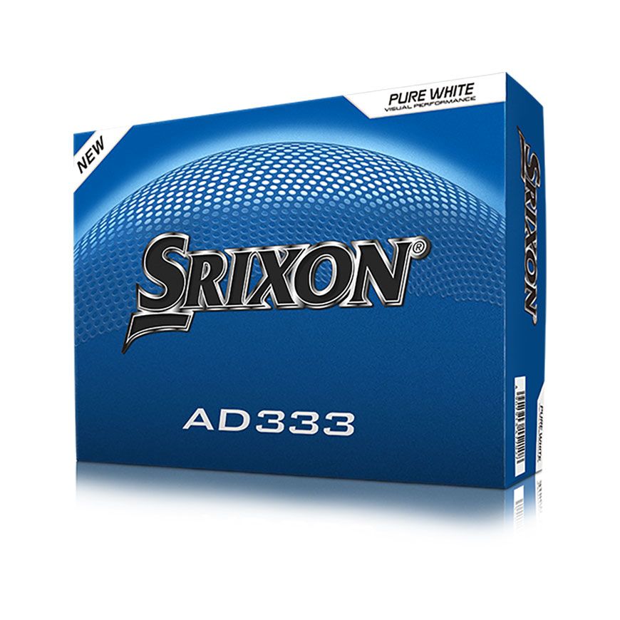 Srixon Balls AD333 - 3 balls Sleeve - White