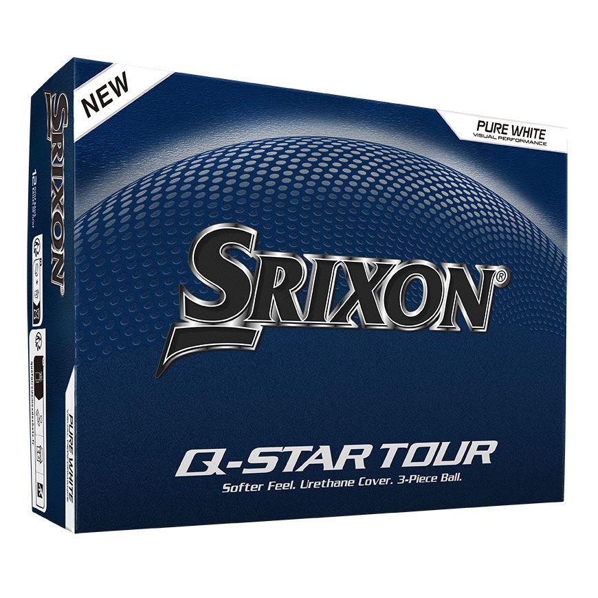Srixon Balls Q Star Tour - 3 balls Sleeve - White