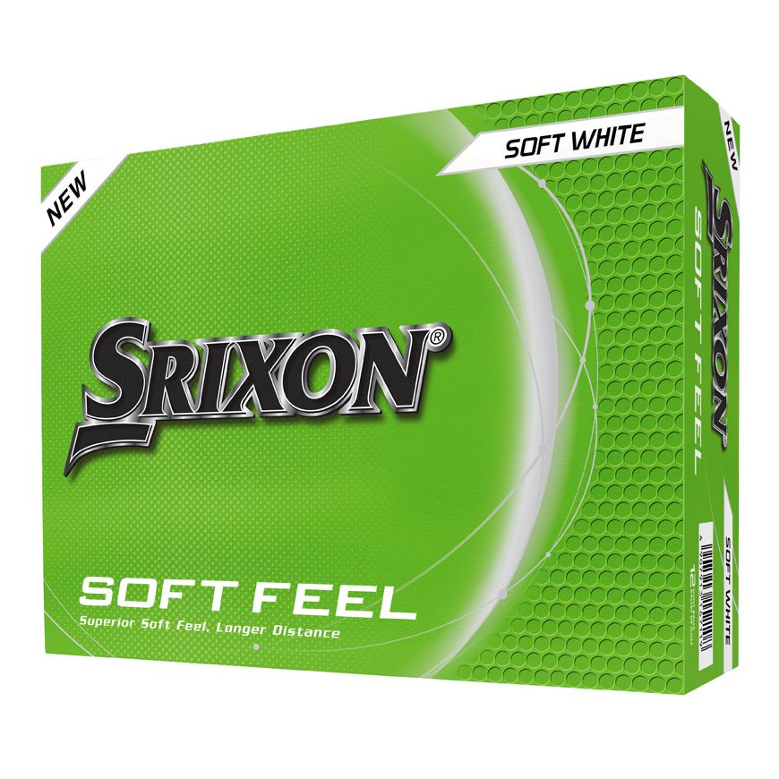 Srixon Balls Soft Feel - 3 balls Sleeve - White