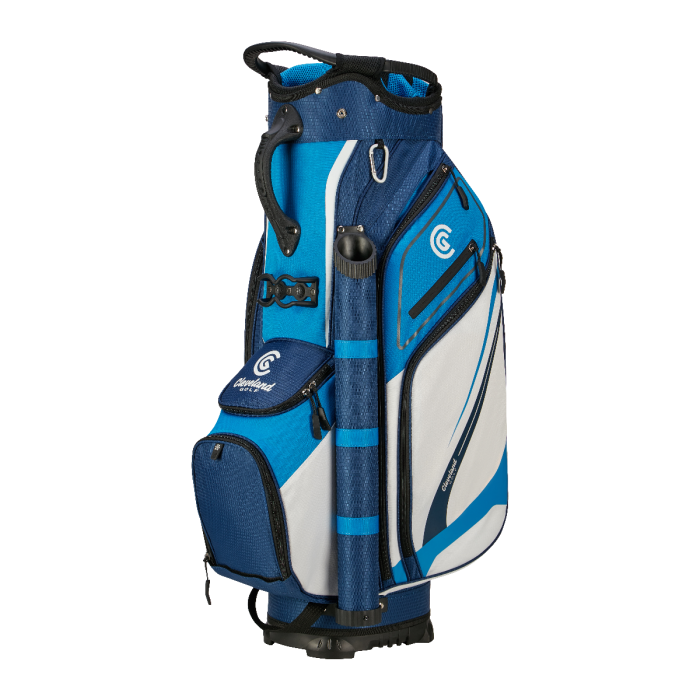 Cleveland Cart Bag Lightweight - Blue / White / Navy