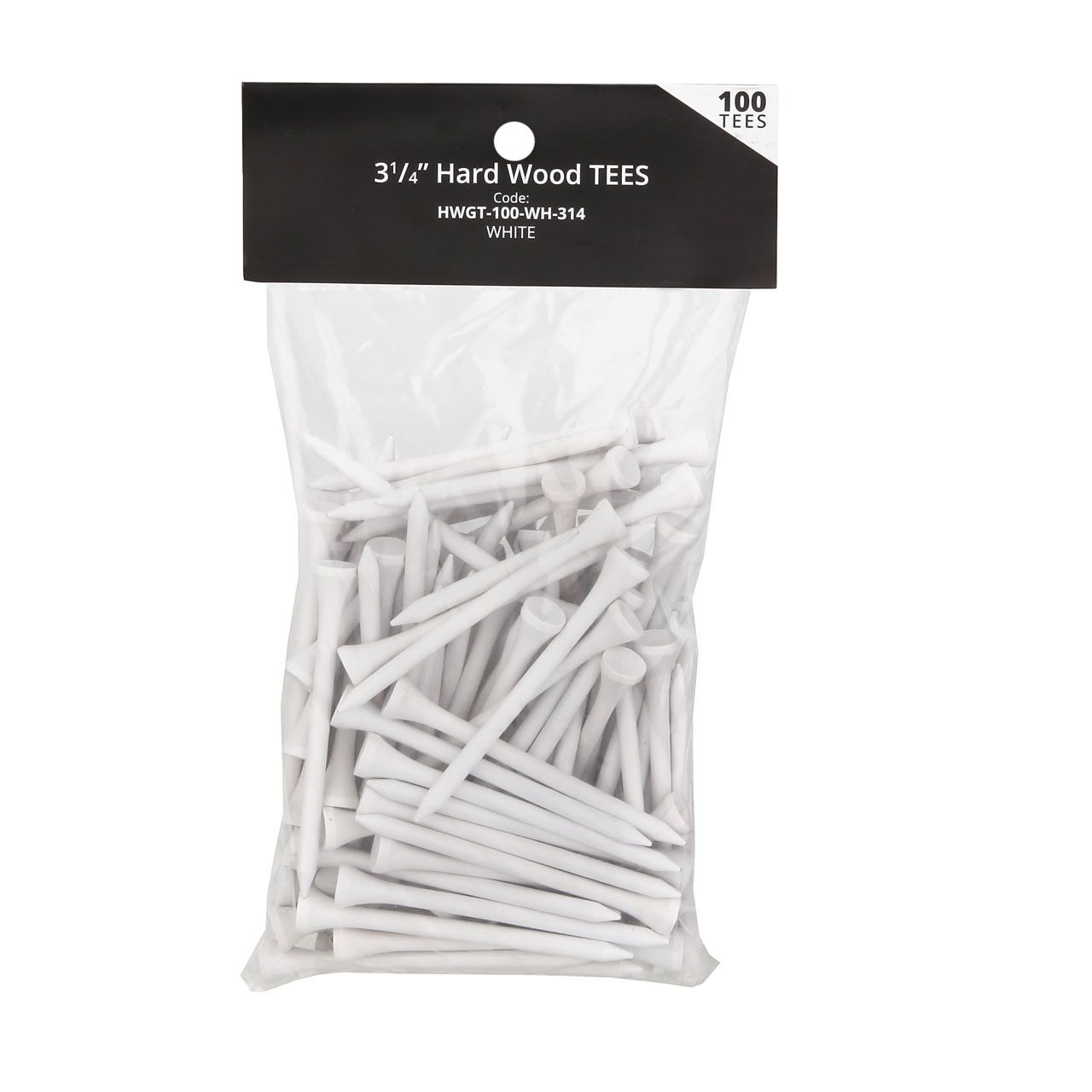 Golfworks Premium Hard Wood tees -, Size: 3 ¼ In