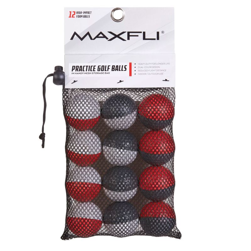 Maxfli Impact Foam Practice Balls - 12 pcs