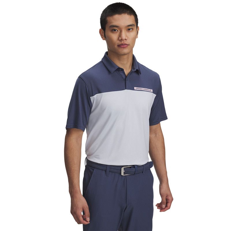 Under Armour Polo T2G Color Block - Downpour Gray