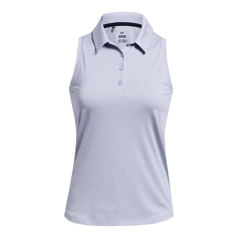 Under Armour Polo Playoff Lady SL - Celeste / White