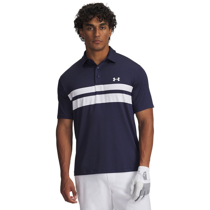 Under Armour Polo Playoff 3.0 - Mid Navy / White -