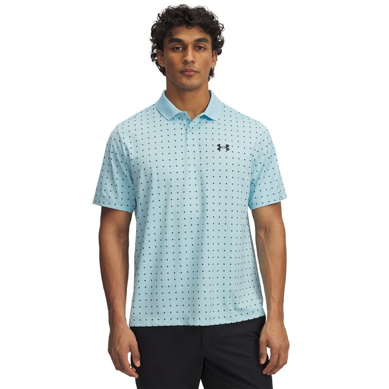 Under Armour Polo Matchplay Printed - Stream/Black