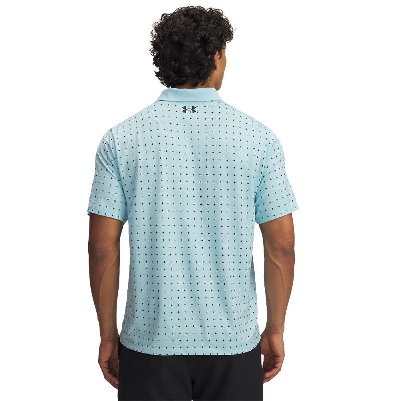 Under Armour Polo Matchplay Printed - Stream/Black