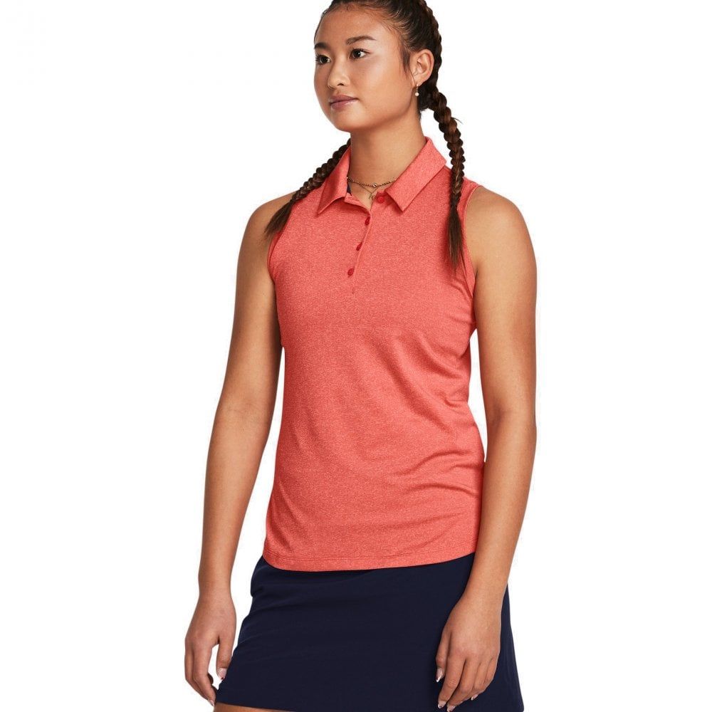 Under Armour Polo Playoff Lady SL - Red solstice/Coho
