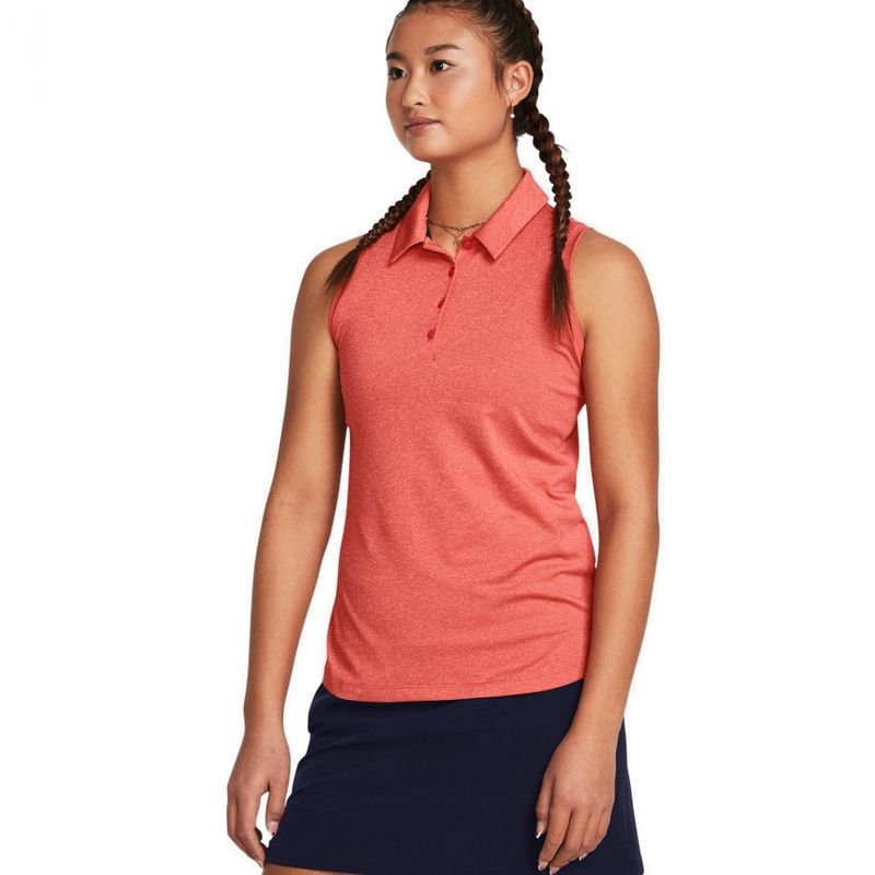 Under Armour Polo Playoff Lady SL - Red solstice/Coho