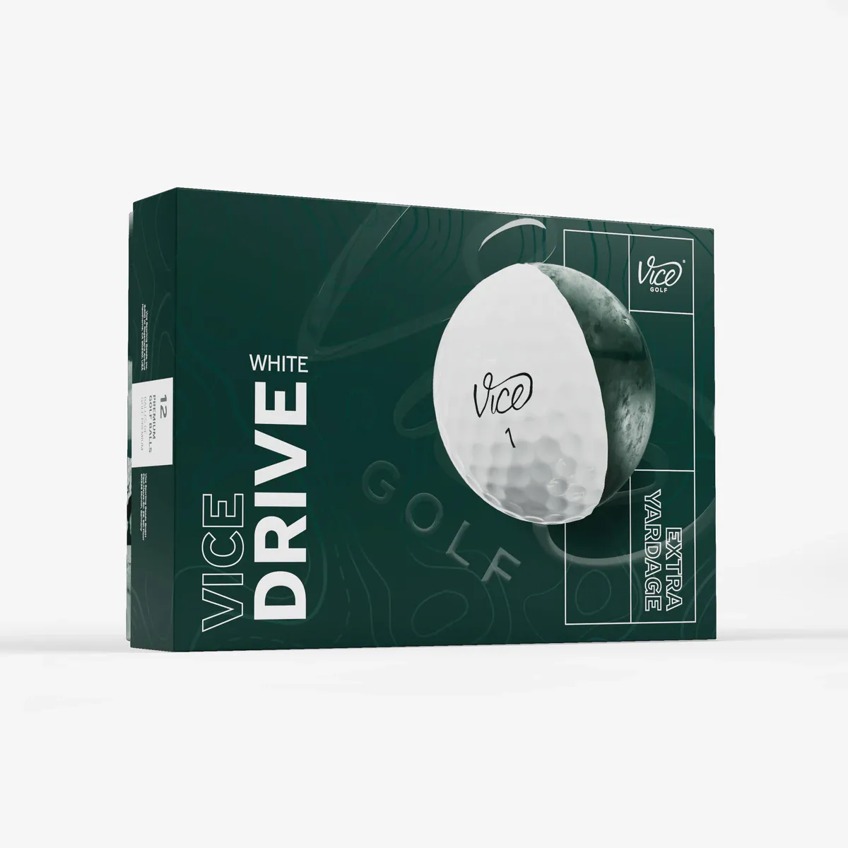Vice balls Drive - White - 3 balls sleeve