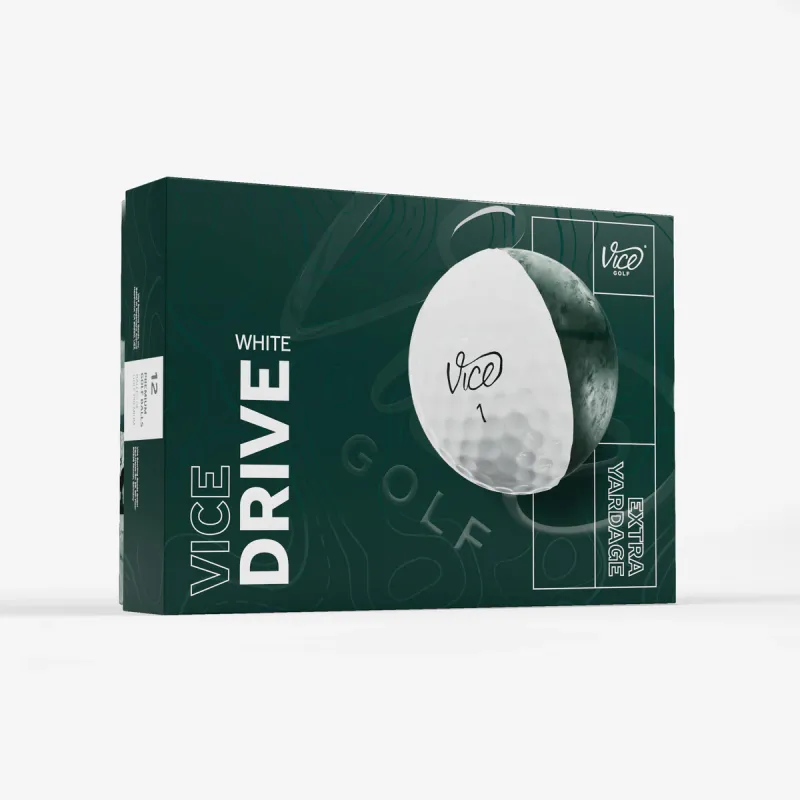 Vice balls Drive - White - 3 balls sleeve