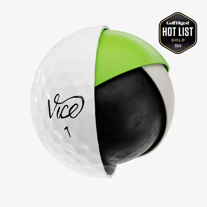 Vice balls Pro Plus - White - 3 balls sleeve