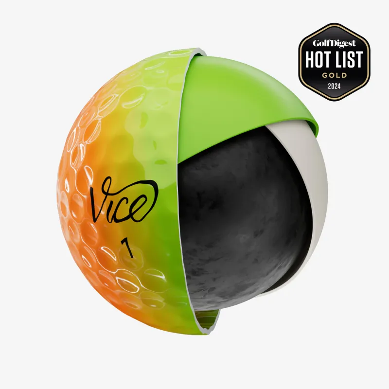 Vice balls Pro Plus - Shade Orange Yellow - 3 balls sleeve