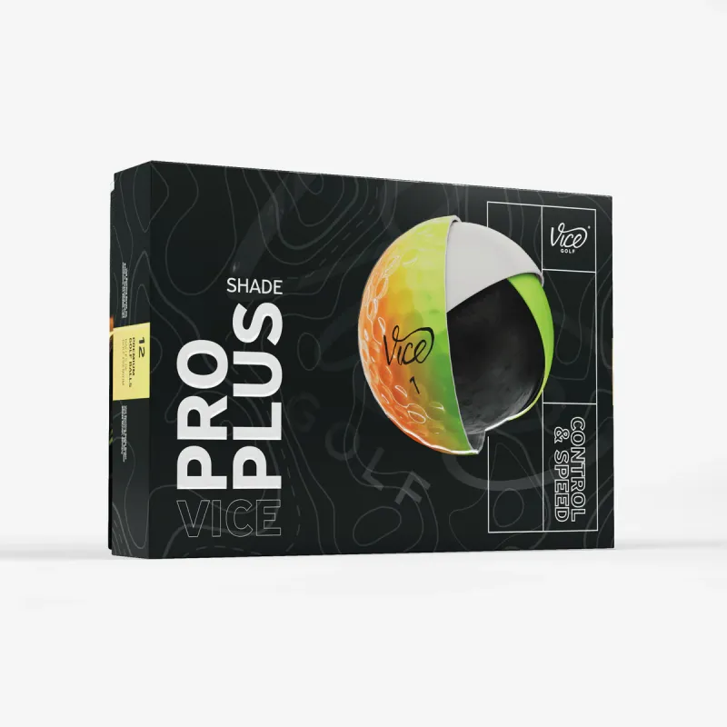 Vice balls Pro Plus - Shade Orange Yellow - 3 balls sleeve