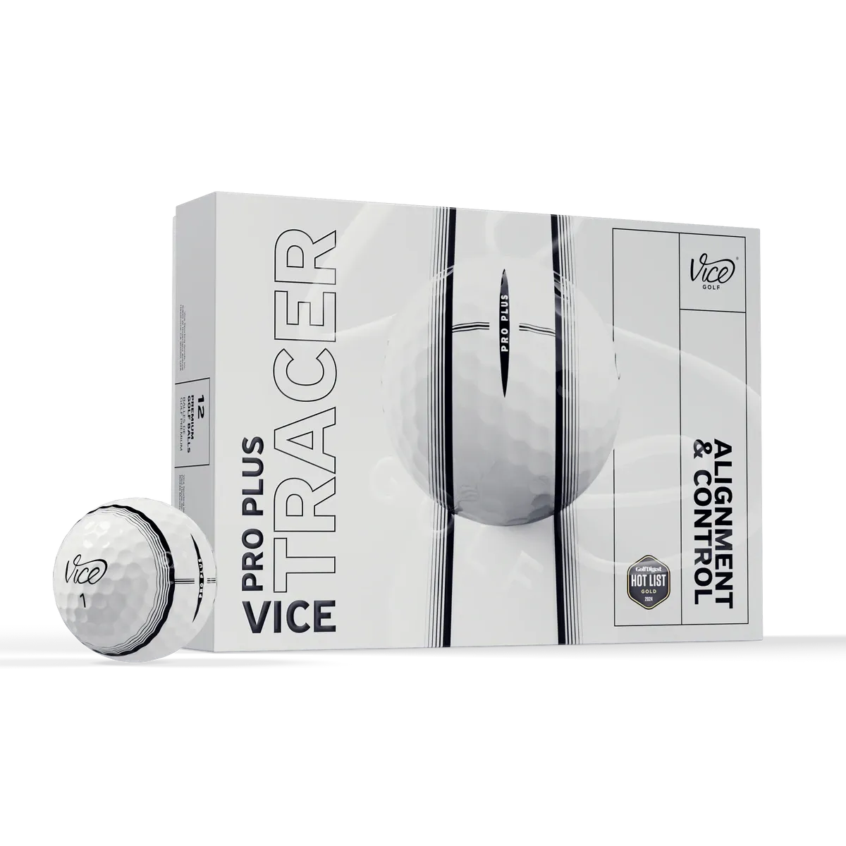 Vice balls Pro Plus - Tracer - 3 balls sleeve