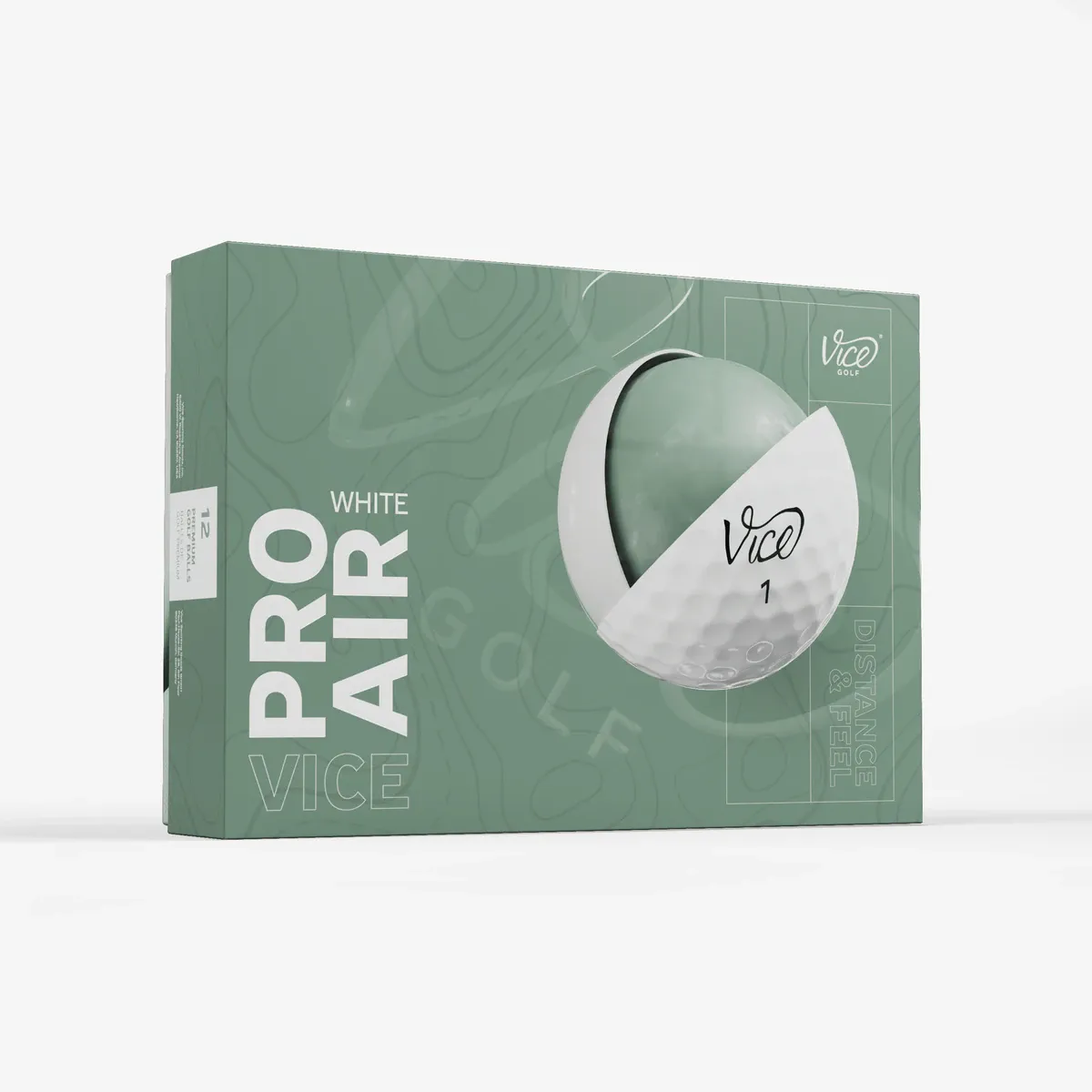 Vice balls Pro Air  - White - 3 balls sleeve