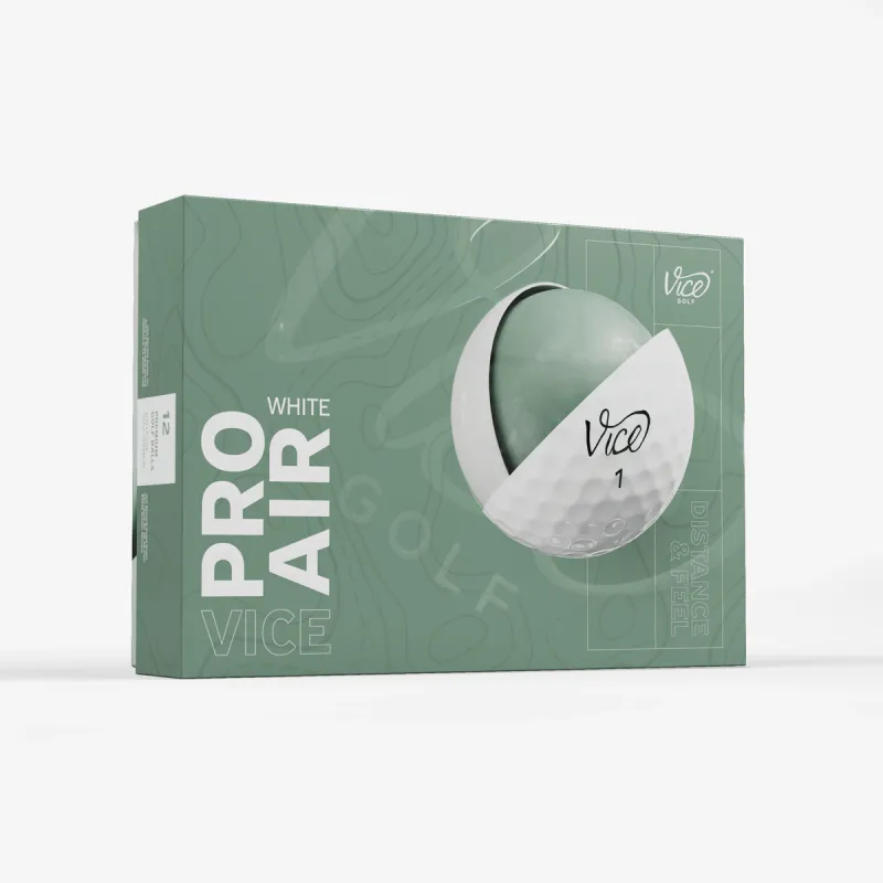 Vice balls Pro Air  - White - 3 balls sleeve