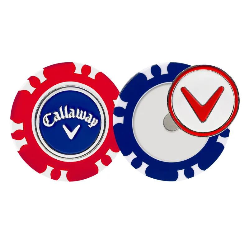 Callaway Ball marker dual poker chips
