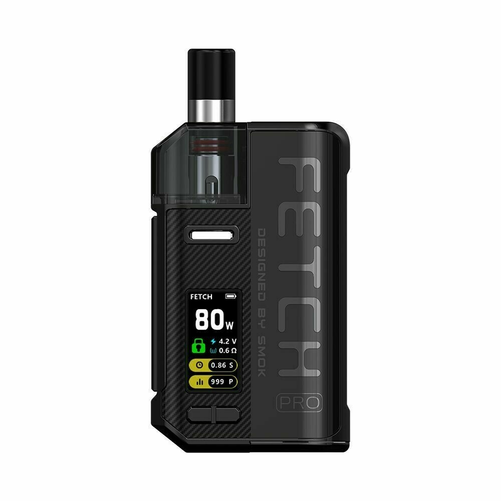 SMOK Fetch Pro 80W Pod Kit, Renk: Black
