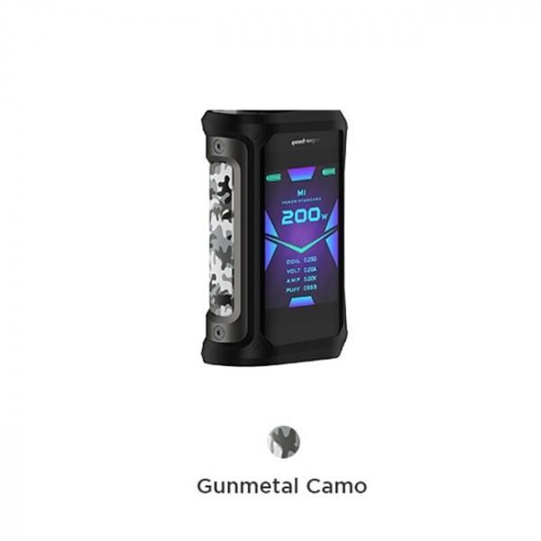 GeekVape AEGIS X 200W Box Mod, Renk: Gunmetal Camo