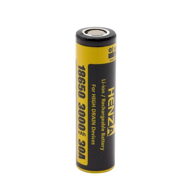 Henza 3.7V 18650 Pil 3000mah 30A (%100 Orijinal) Henza 3.7V 18650 Pil 3000mah 30A (%100 Orijinal)