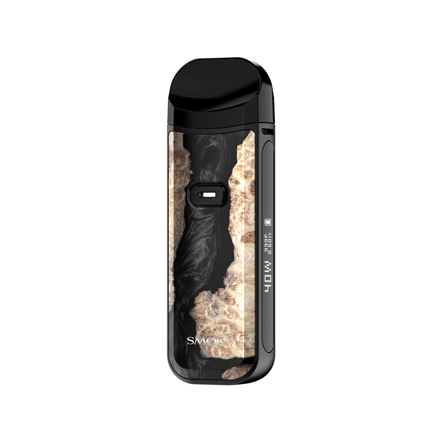 Smok Nord 2 Pod Mod Kit 40W, Renk: Black S. Wood
