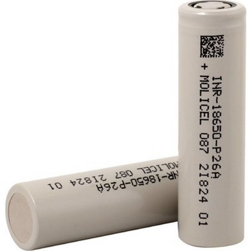 MOLICEL INR 18650 P26A Pil 2600mah 35A (%100 Orijinal) MOLICEL INR 18650 P26A Pil 2600mah 35A (%100 Orijinal)