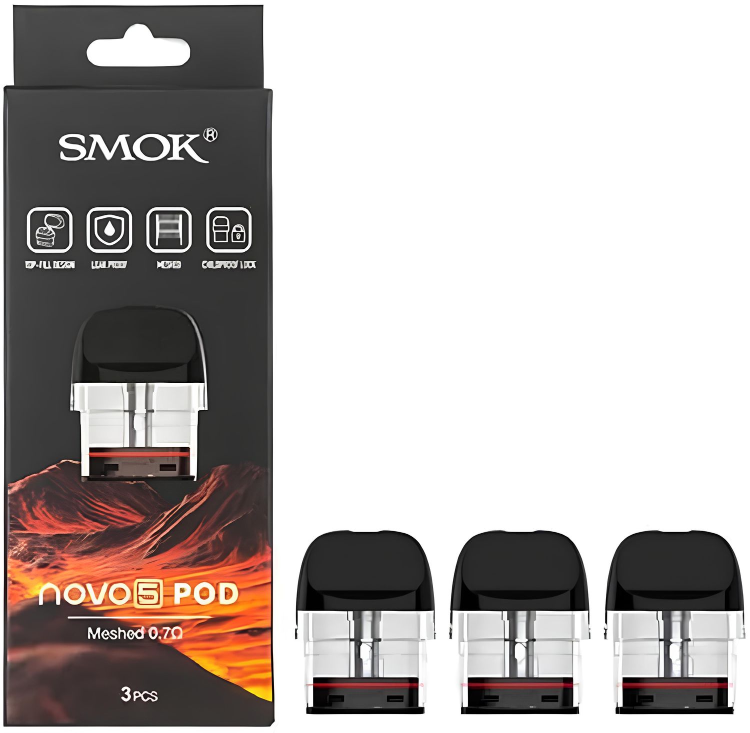 SMOK Novo 5 Pod Kartuş – 0.7 Ohm Mesh Coil (%100 Orijinal)