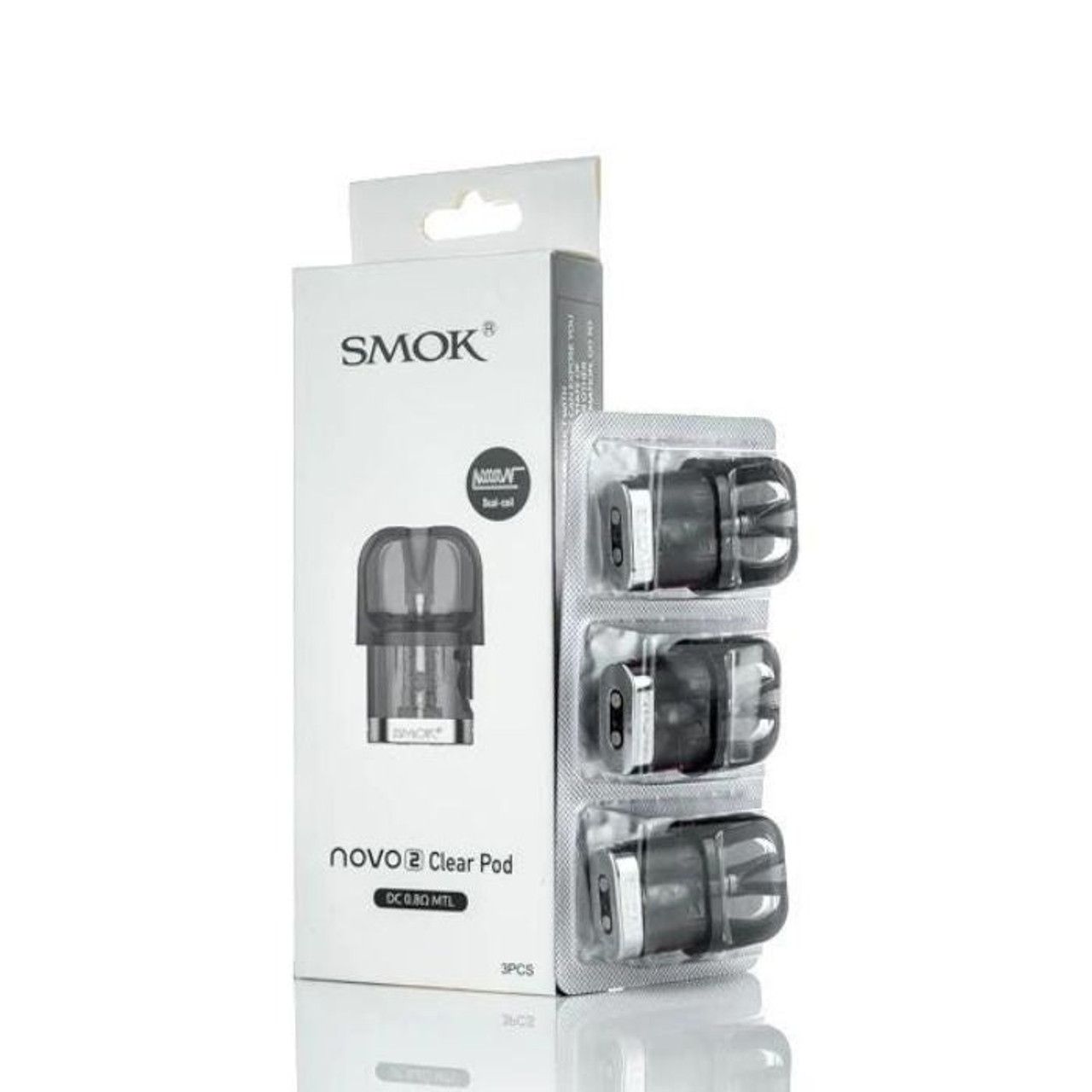 Smok Novo 2 Clear Pod DC 0.8 MTL Yedek Kartuş Coil %100 Orijinal