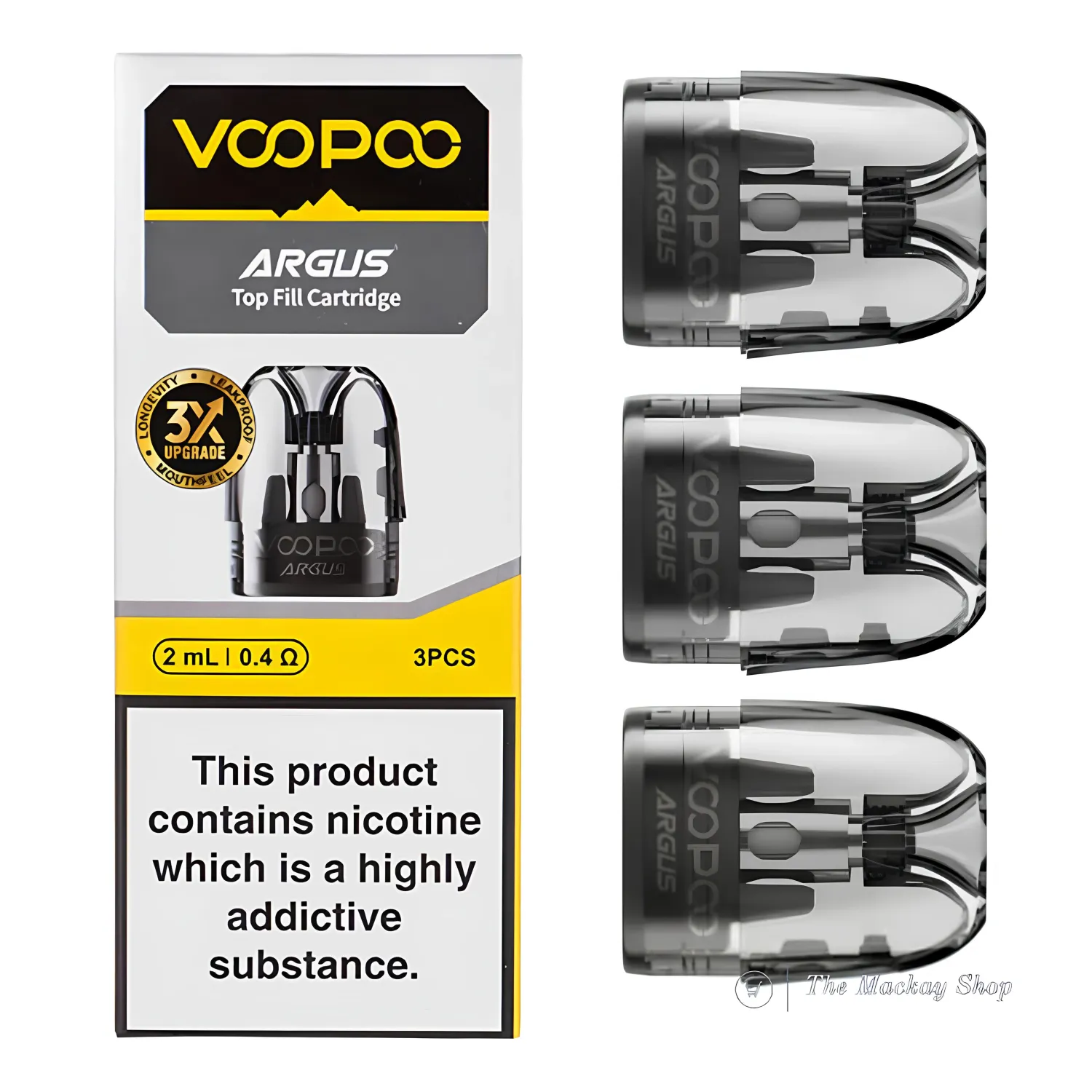 VOOPOO Argus Top-Fill Kartuş Pod Coil 0.4ohm/0.7ohm Kartuş (%100 Orijinal)