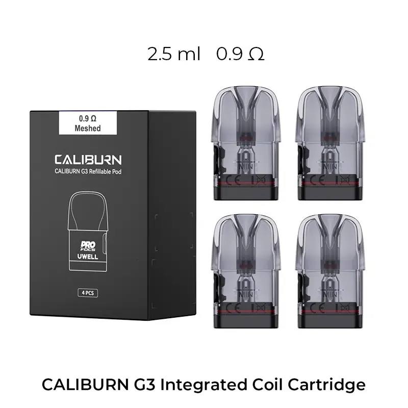Uwell Caliburn G3 Yedek Kartuş 0.9 ohm Coil %100 Orijinal