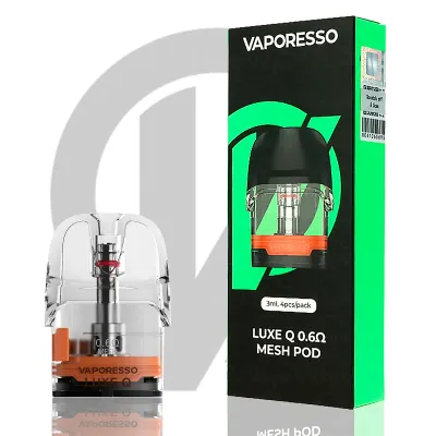 Vaporesso LUXE Q Kartuş 0.6ohm/0.8ohm/1.0ohm (4'lü) (%100 Orijinal)