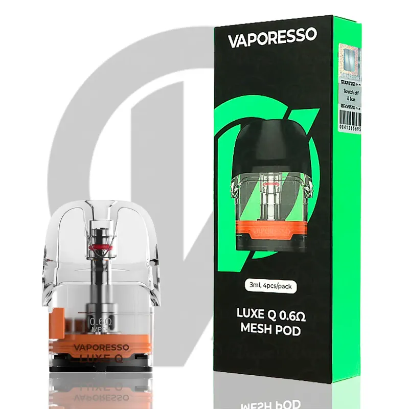 Vaporesso LUXE Q Kartuş 0.6ohm/0.8ohm/1.0ohm (4'lü) (%100 Orijinal)